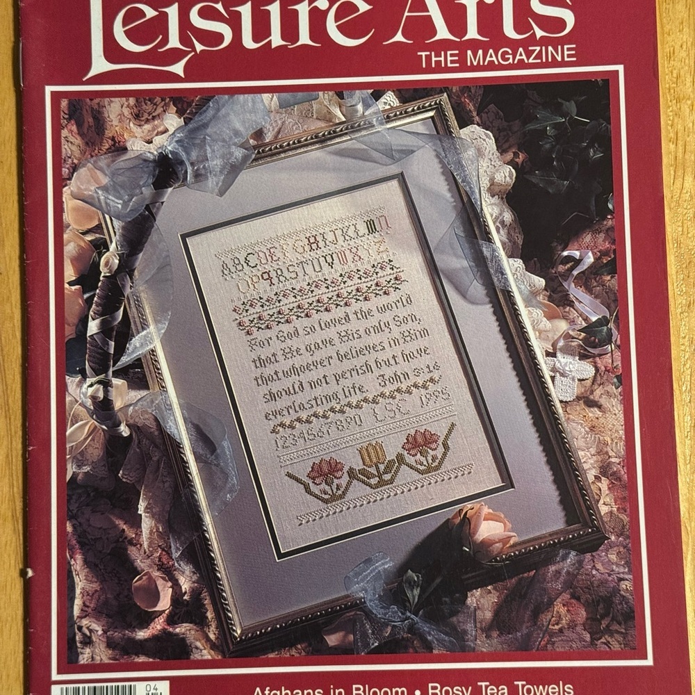Leisure‎ Arts Cross Stitch Magazine April 1996
